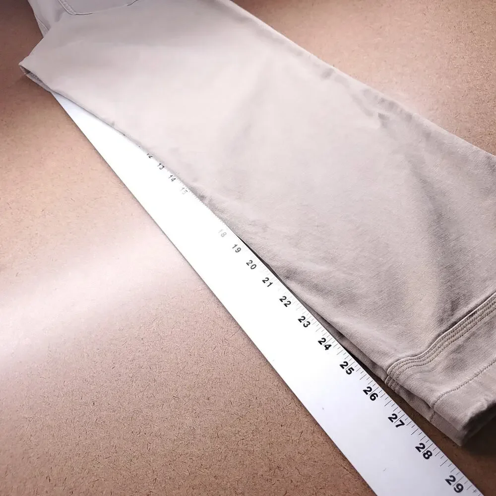 Duluth Flex Ballroom Khaki Pants Men 32x30 Beige Stretch Straight Leg Work